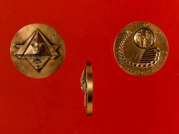 medaille de droits de l'homme
